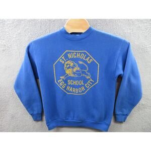 Vintage ST. NICHOLAS SCHOOL Egg Harbor City NJ Men's Medium Tultex Sweatshirt